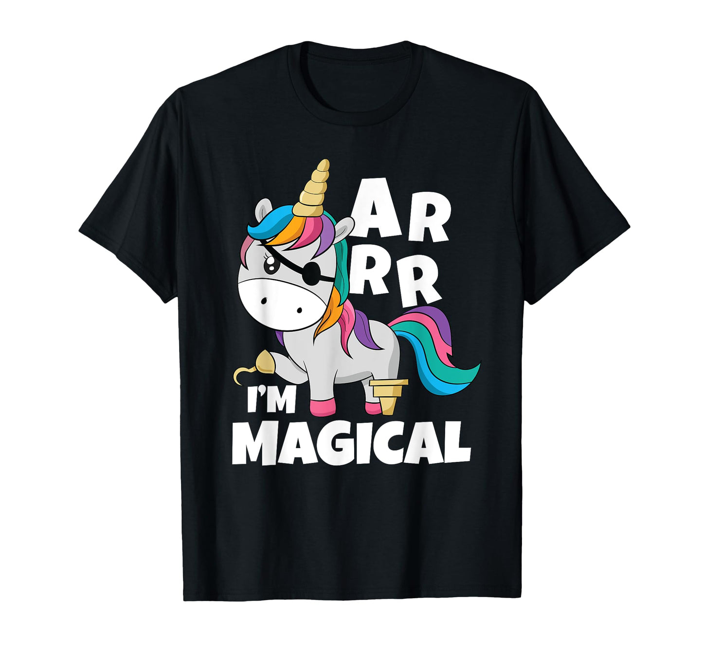 I'm Magical Caribbean Buccaneer Toddler Girl Unicorn Pirate T-Shirt