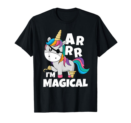 I'm Magical Caribbean Buccaneer Toddler Girl Unicorn Pirate T-Shirt