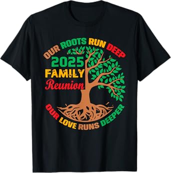 Retro Family Reunion Party 2025 T-Shirt
