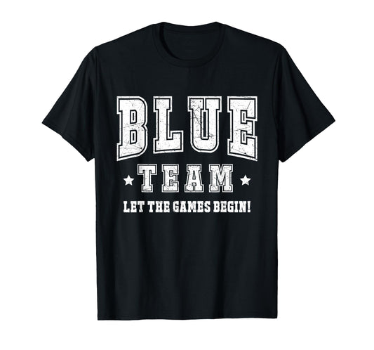 Blue Field Day Team Spirit Squad Let The Games Begin 2024 T-Shirt