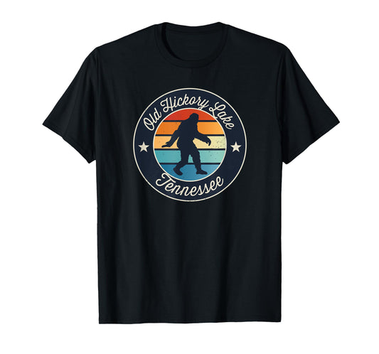 Old Hickory Lake Tennessee Sasquatch Souvenir T-Shirt