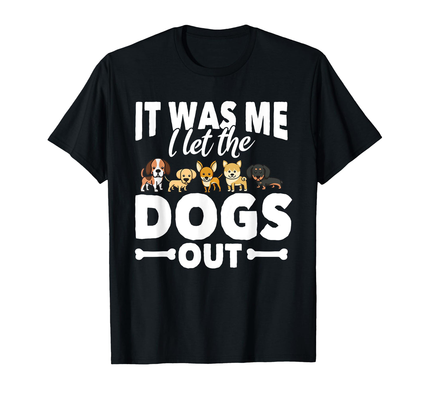 Funny Dog Gift Dog Owners Walking T-Shirt for Men Women Kids