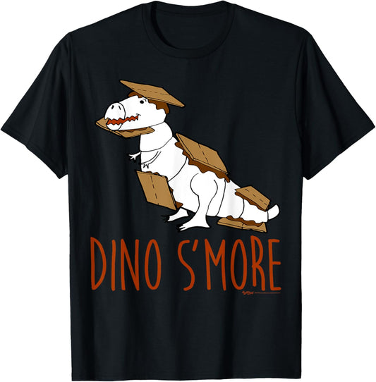 Dino S'more Marshmallow Dinosaur T Rex Joke T-Shirt