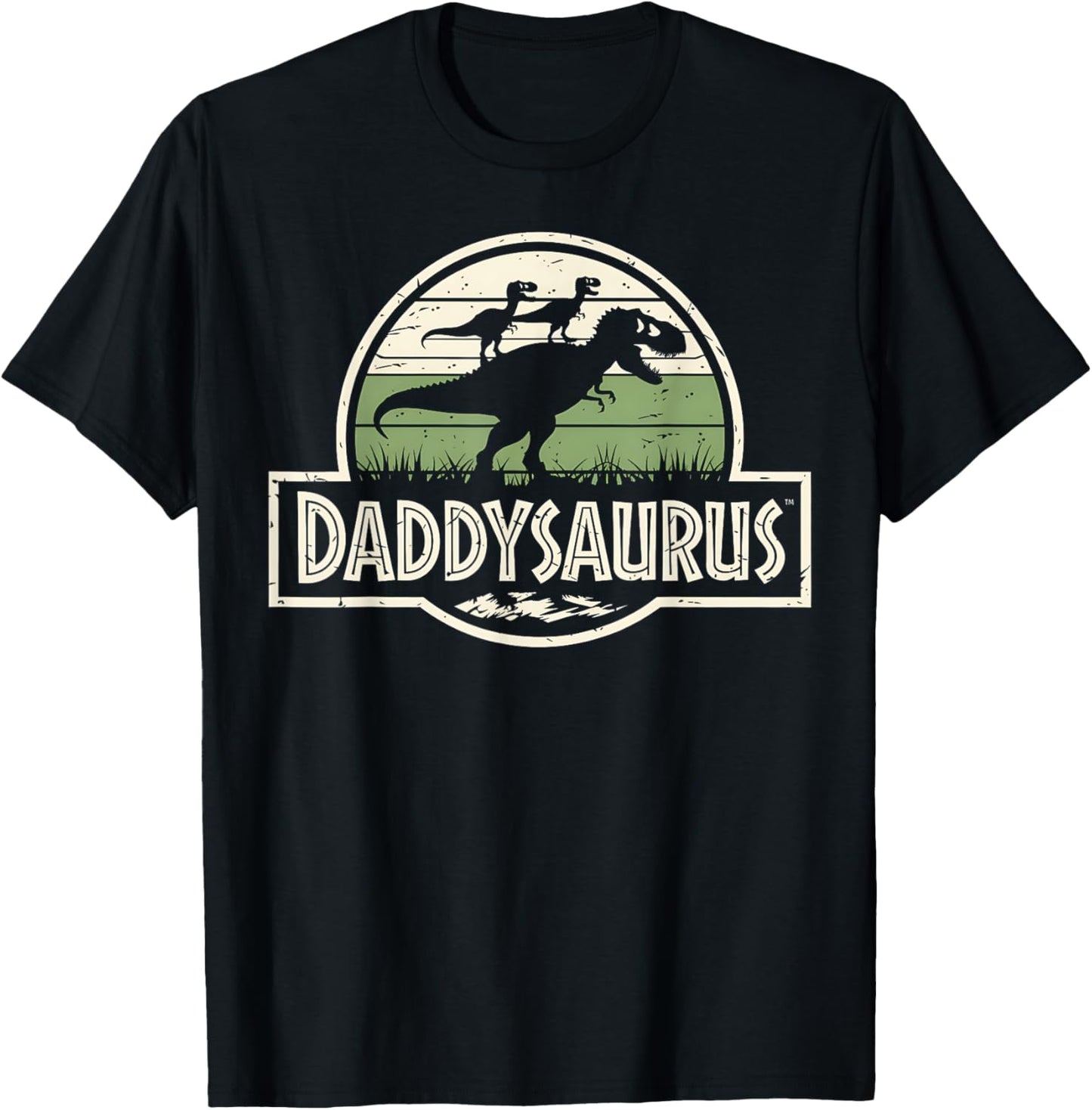 Daddysaurus T Dinosaur Dad Father's Day Gift T-Shirt