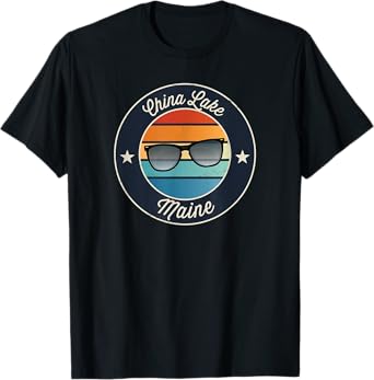 China Lake - Maine Souvenir T-Shirt