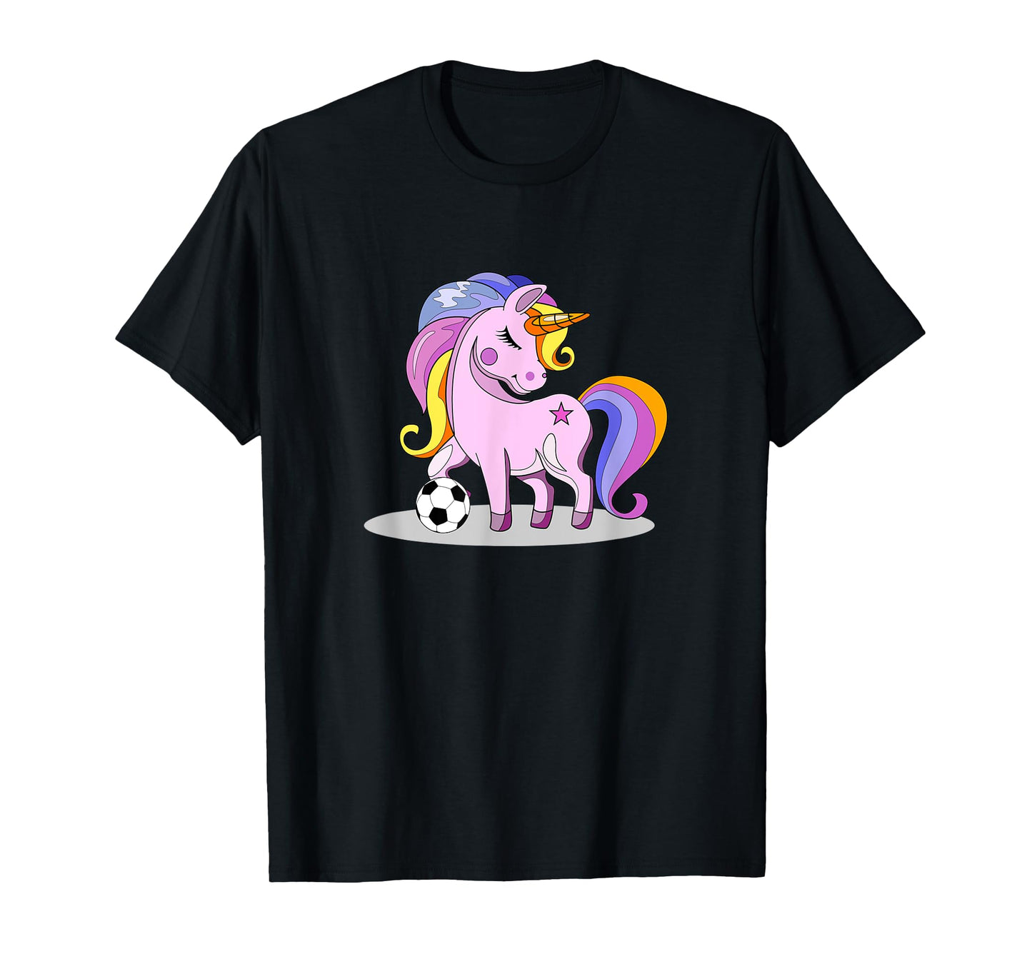 Unicorn Themed Soccer Girl Gifts For Soccer Mom T-Shirt