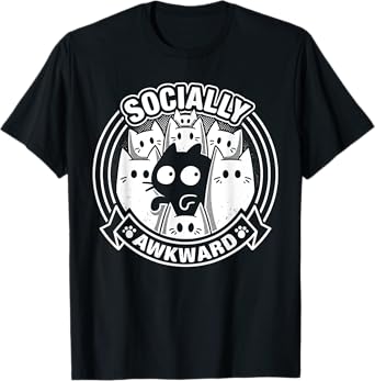 Socially Awkward Cat T-Shirt