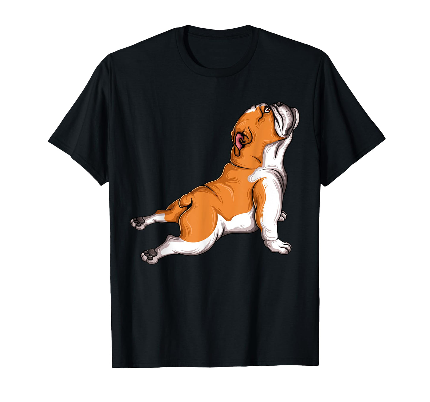 English Bulldog Yoga Dog Lover Namaste Funny Womens Gift T-Shirt