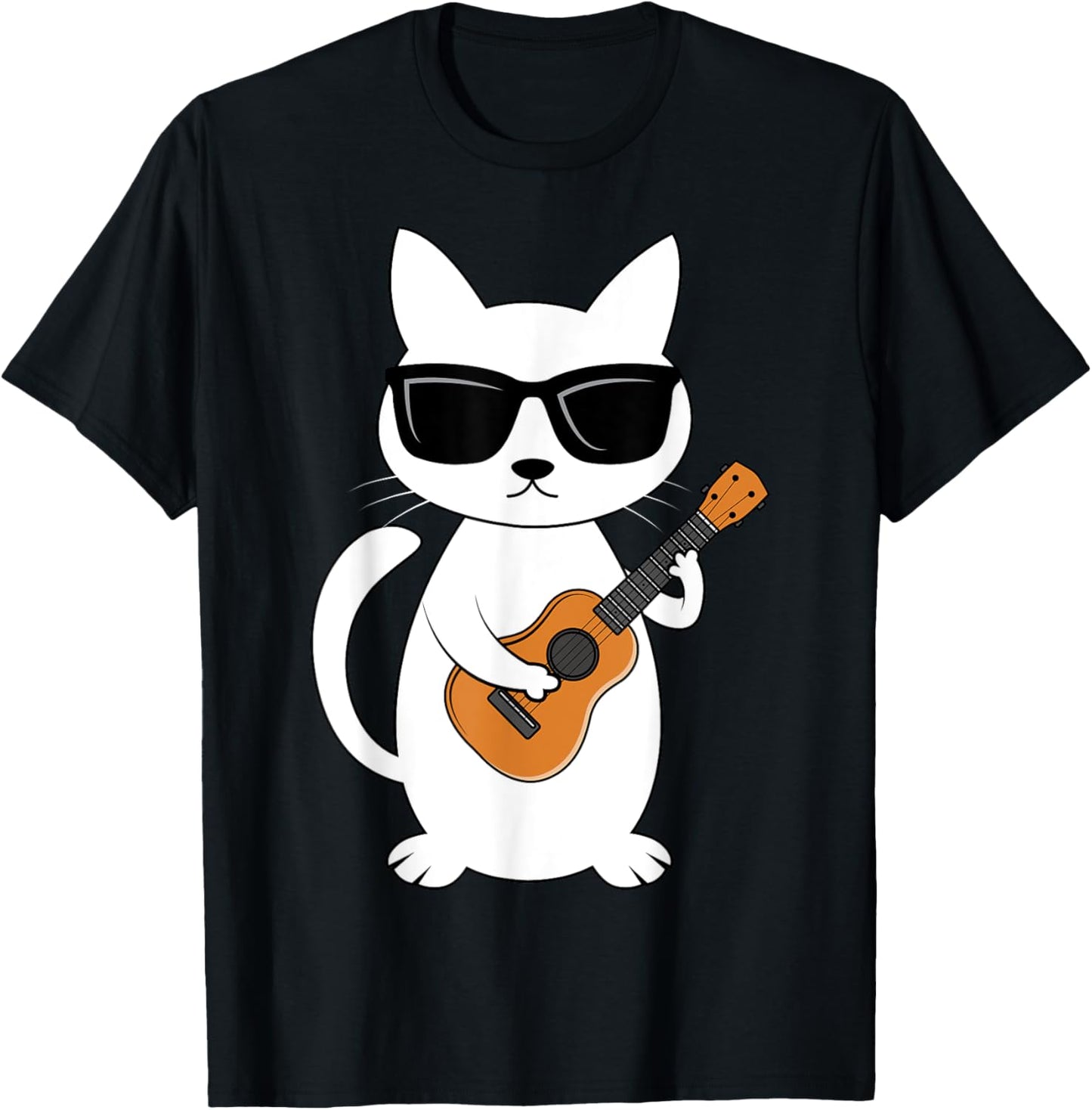 Ukulele Cat Ukulelist String Instrument T-Shirt