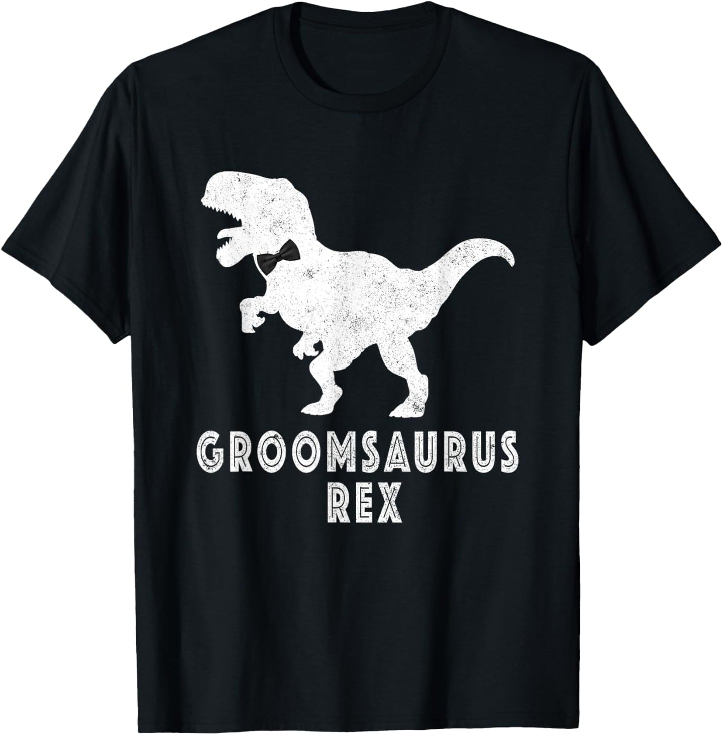 Bride Dinosaur Rex Groomsaurus Groom Engagement T-shirt T-Shirt