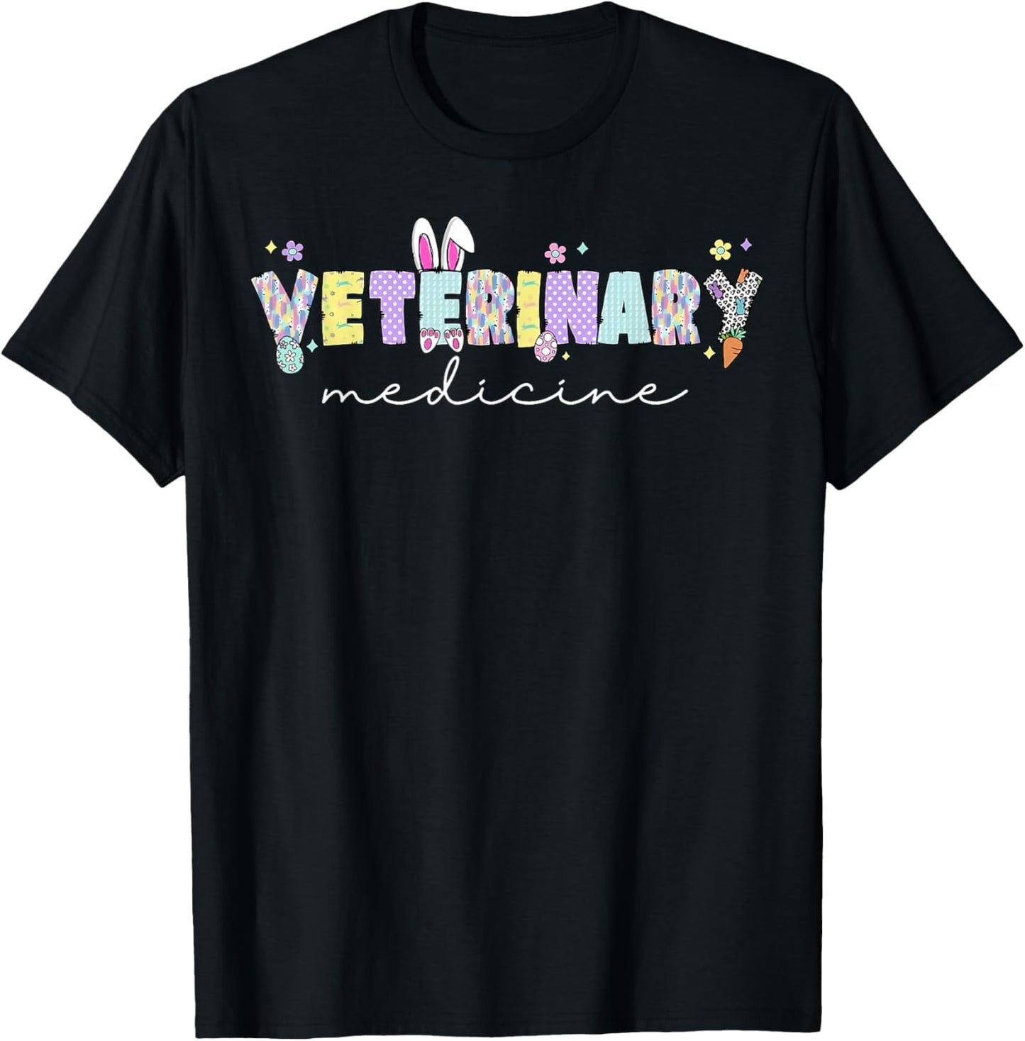 Veterinary Medicine Vet Tech Technician Vet Med Easter Day T-Shirt