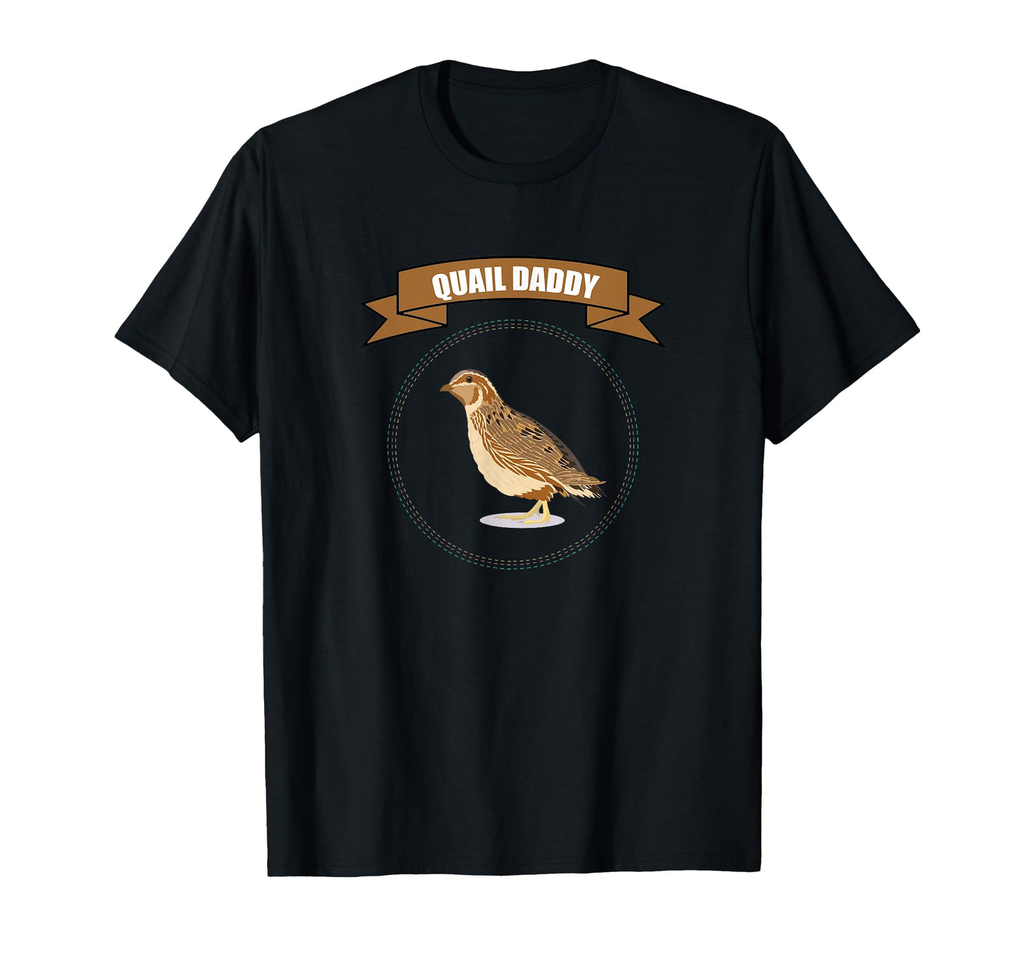 Quail Papa I quailfarmer quail T-Shirt