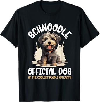 Schnoodle Snoodle Dog Breed Pet Schnoodle Official Dog T-Shirt