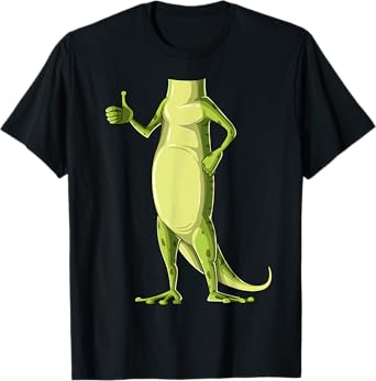 Easy Gecko Costume Gecko Body Headless Gecko Costume T-Shirt