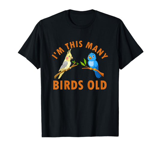 2 Year Old Birds Old 2nd Birthday Kids T-Shirt