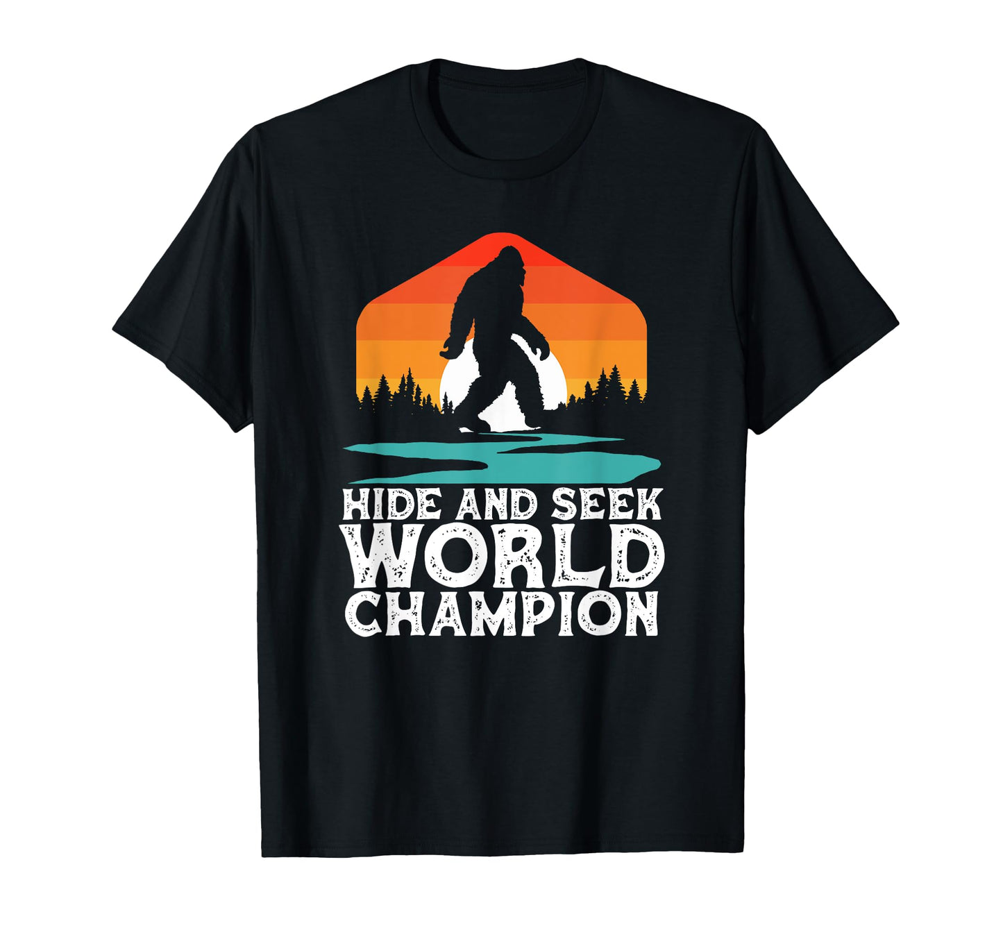 Hide and Seek World Champion Funny Bigfoot 2020 T-Shirt