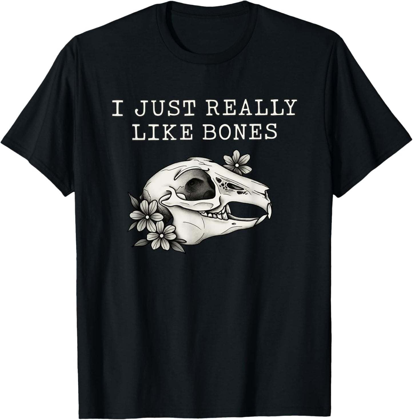 Vulture Culture Rabbit Skull Bones Gothic Oddities Occult T-Shirt