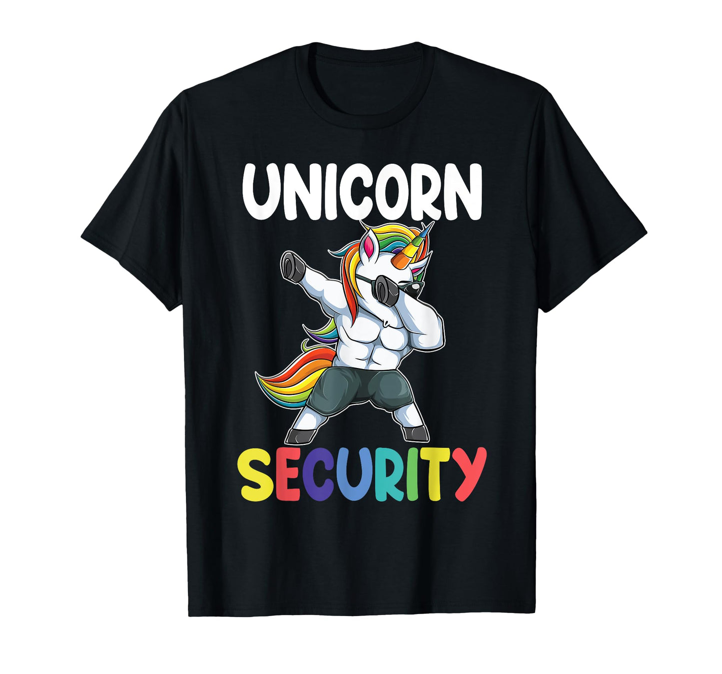 Unicorn Security Dad Mom Daughter Adult unicorn costume gift T-Shirt