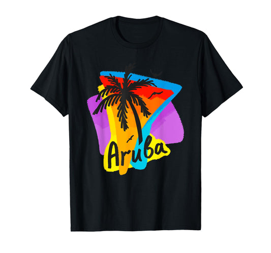Aruba Palm Bird T-Shirt