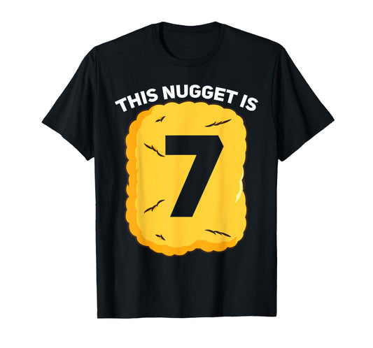 7 Year Old Chicken Nugget Birthday Party T-Shirt