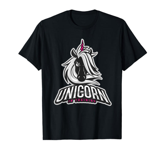 Unicorn In Training Gift for Kids Men Women T-Shirt