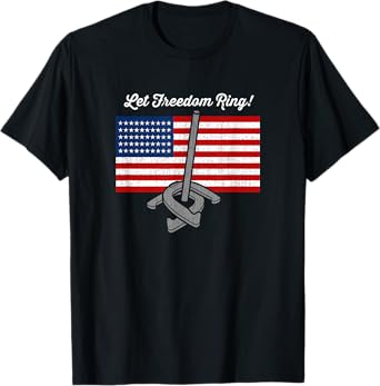 Freedom - Horseshoe Throwing Shirt Horseshoe Pitchers Gift T-Shirt