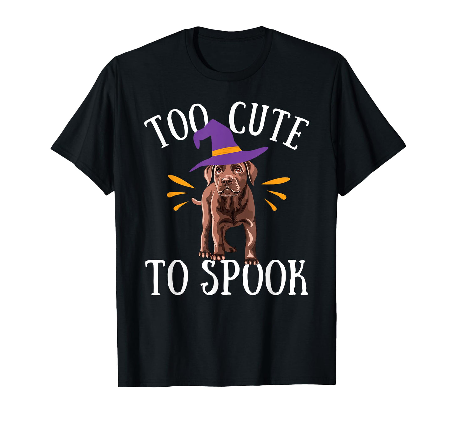 Chocolate Lab Cute Funny Halloween Dog Costume Labrador Men Women Kids T-Shirt
