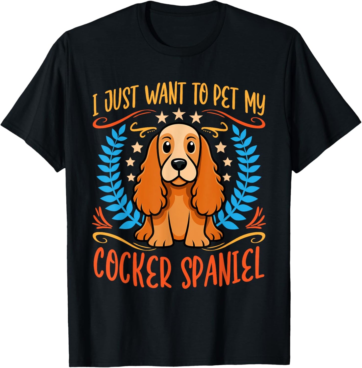 Pet My Cocker Spaniel Dog Breed T-Shirt