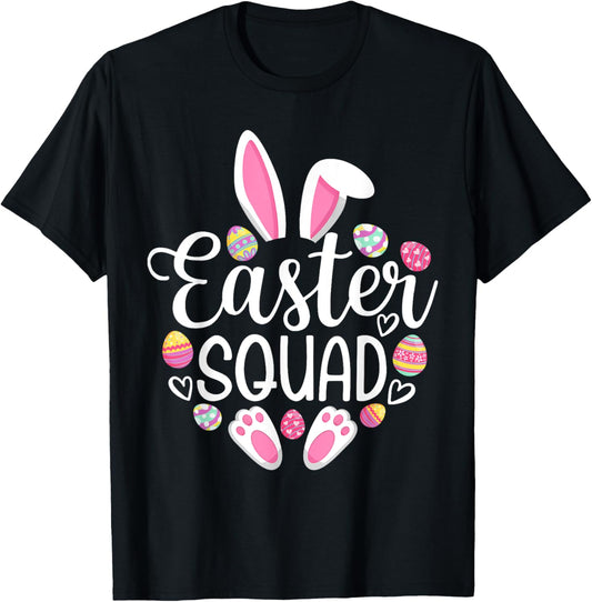 Easter Squad Bunny Rabbit Funny Easter Day Family Matching T-Shirt