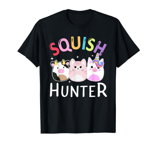 Squish hunter Mallow Soft Toy animals cat cow unicorn T-Shirt