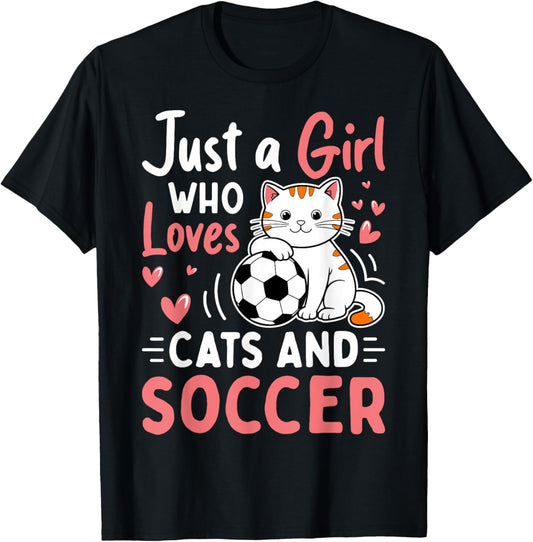 Cats And Soccer Cat lovers Women T-Shirt