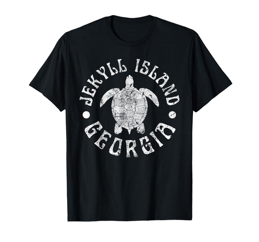 Jekyll Island Georgia Beach Sea Turtle Summer Vacation Men Women Girls Kids T-Shirt