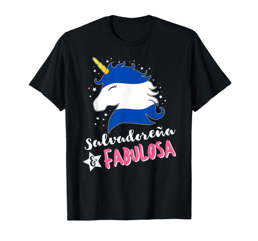 Salvadoran Flag El Salvador Unicornio T-Shirt