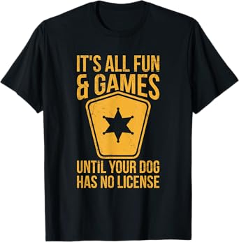 Animal Control Officer Design for a Professional Dog Catcher T-Shirt