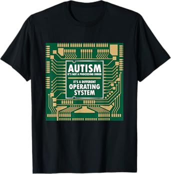 Autism Not Error Different Operating System Autistic Puzzle T-Shirt