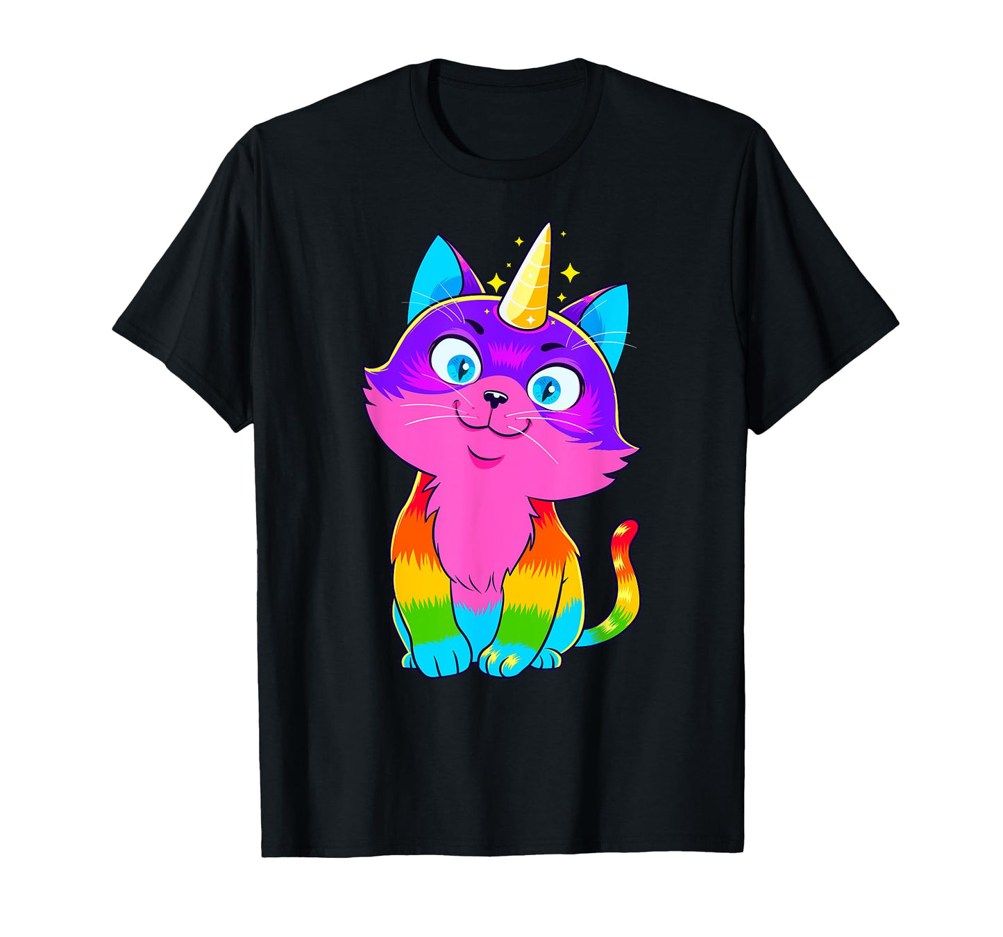 Caticorn Unicorn Cat Unikitty Kittycorn Cats Girls Women T-Shirt