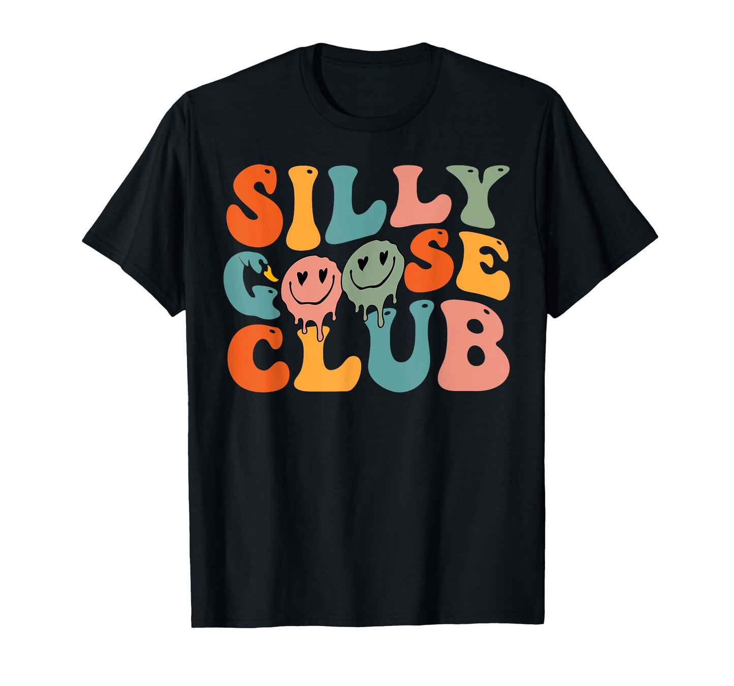 Silly Goose Club Silly Goose Meme Smile Face Trendy Costume T-Shirt