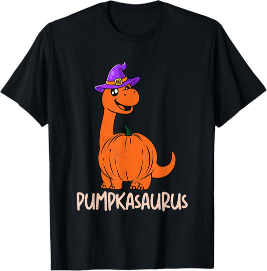 Halloween Pumpkin Dino Pumpasaurus Trick Or Treat Boys T-Shirt