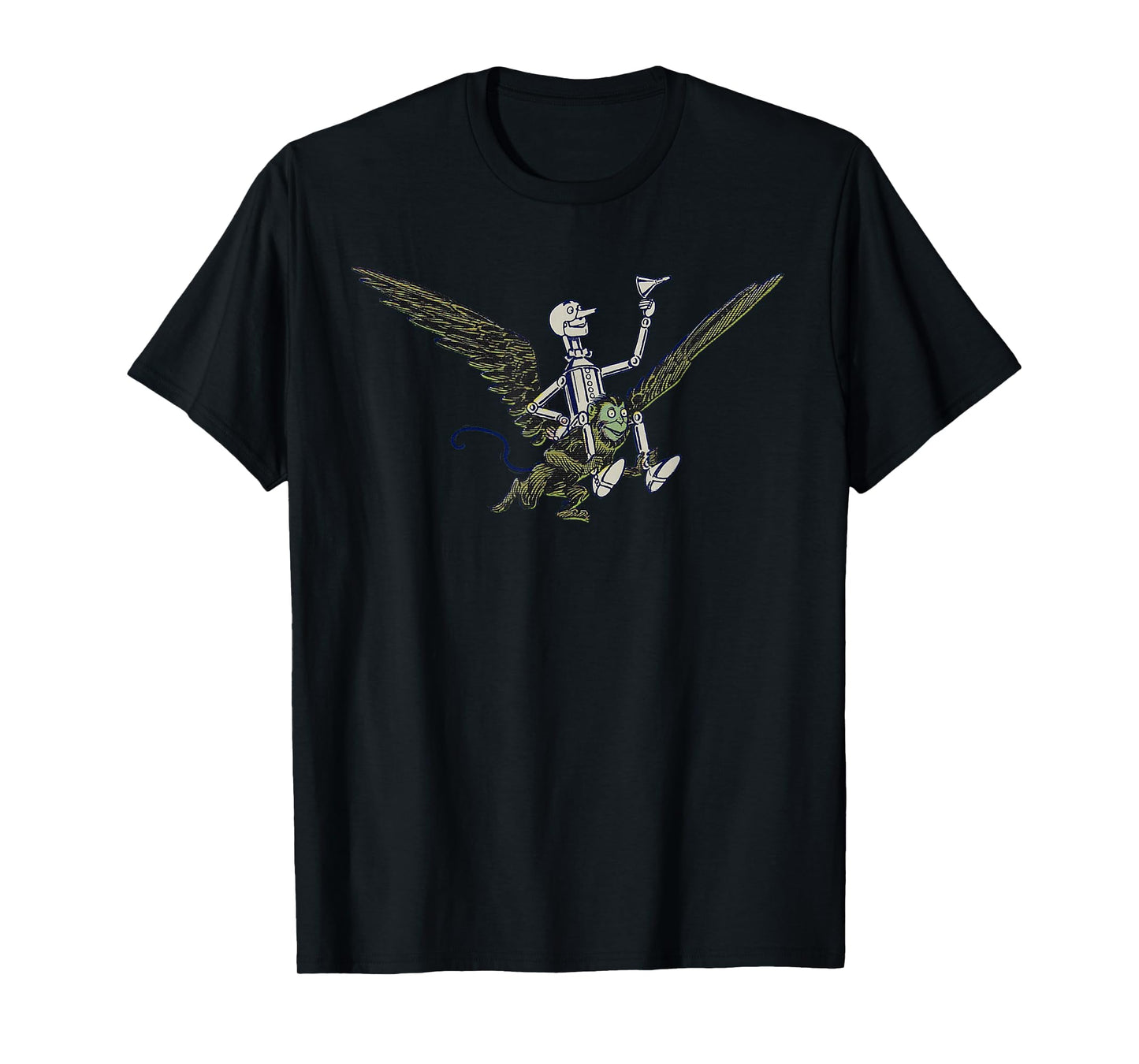 The Wizard Of Oz Tshirt - Flying Monkey Tin Man Shirt T-Shirt