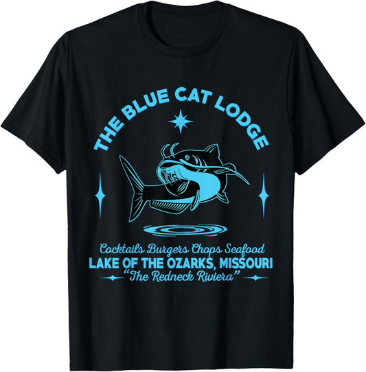 The Blue Cat Lodge lake of the ozarks Missouri classic fish T-Shirt