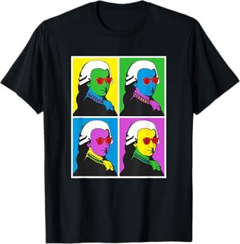 Wolfgang Amadeus Mozart Pop Art Poster Style T-Shirt T-Shirt