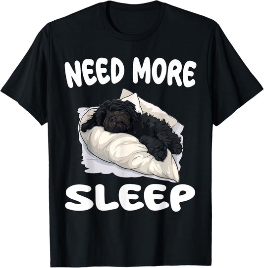 Cute Portuguese Water Dog Need more Sleep Pajamas Nightgown T-Shirt