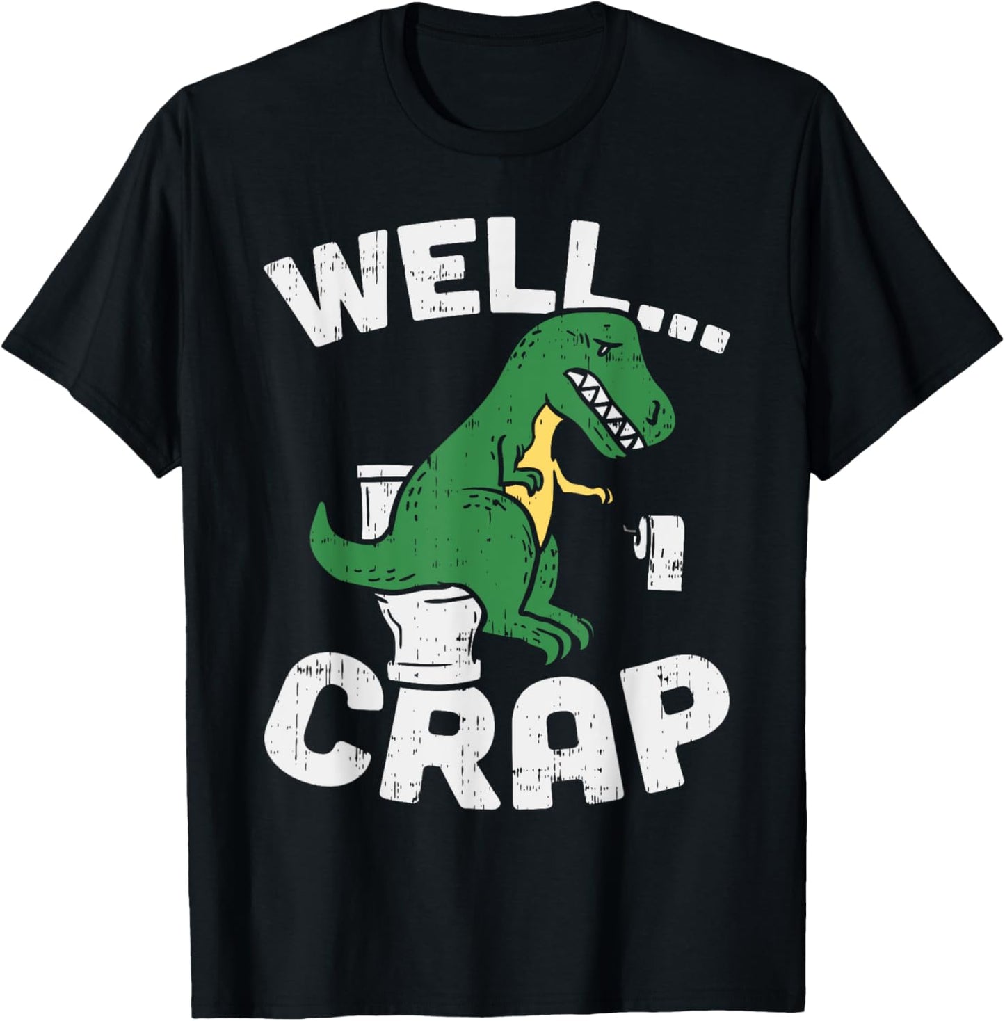 Dinosaur Trex Arms Toilet Paper Funny Dino Boys Kids Gift T-Shirt
