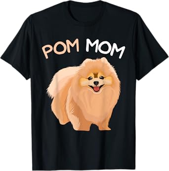 Pomeranian Pom Mom Pomeranian Mama Woman T-Shirt