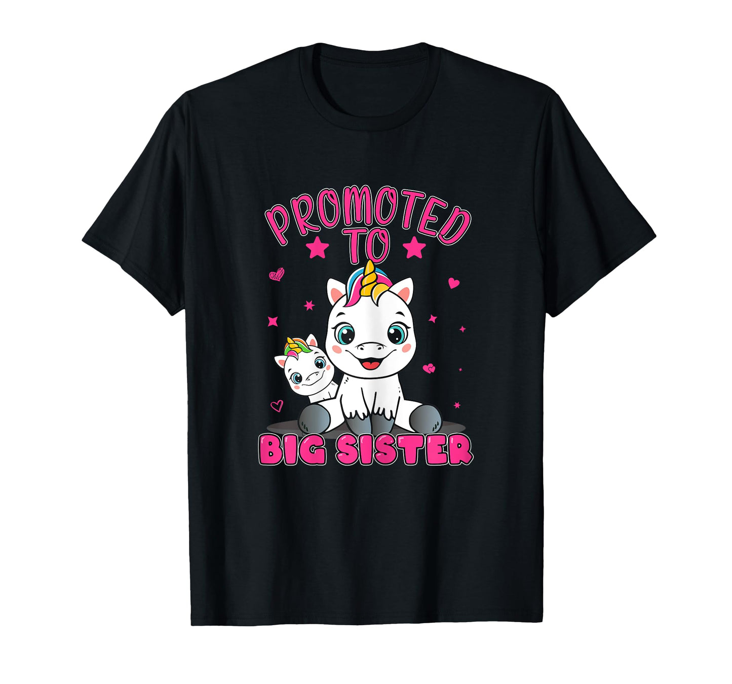Promoted To Big Sister | Unicorn | Future Sister To Be Girls T-Shirt