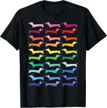 Colorful Dachshunds T-Shirt