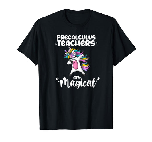 Unicorn Precalculus Love Funny School Teacher Magical T-Shirt for Men Women Girls Kids