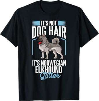 Norwegian Elkhound Dog Gift Puppies Owner Lover T-Shirt