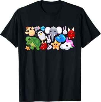 Adopt Me Pets Cute Animals Essentials for Kid T-Shirt
