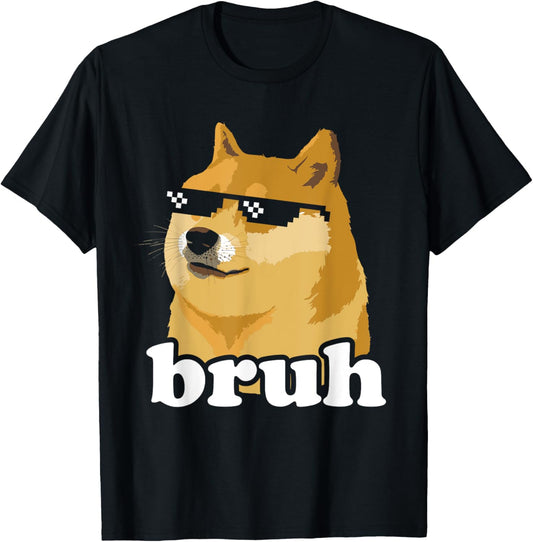 Shiba Inu Bruh Doge Meme Shiba Inu Lover T-Shirt